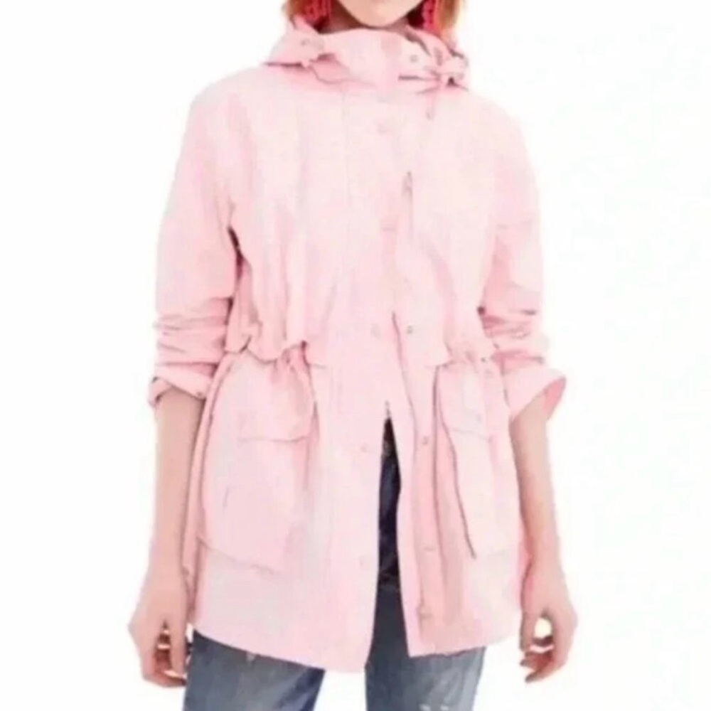 J Crew Perfect Lightweight Jacket Pink Blush Size Medium